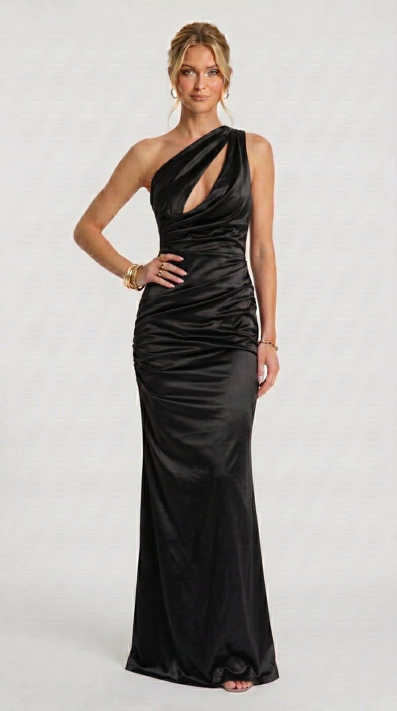 Carolina - Vestido Maxi Preto