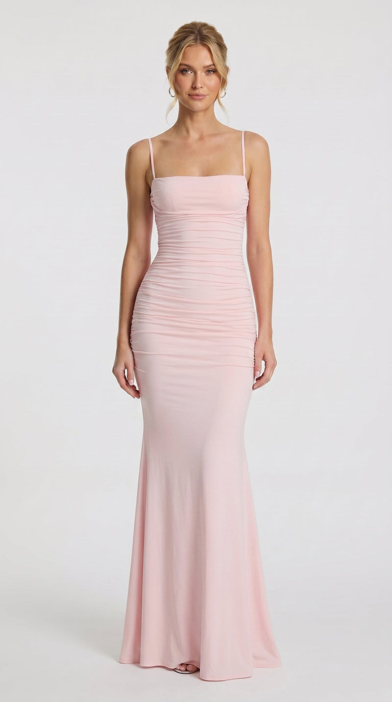 Rosalinda — Vestido Rosa-Claro