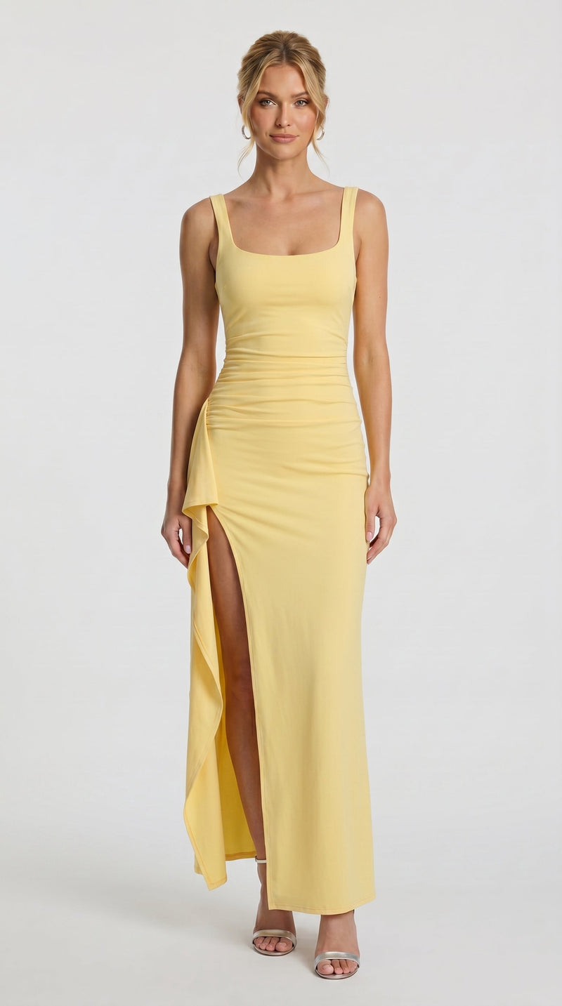 Carlota - Vestido Formal Elegante Com Costas Abertas